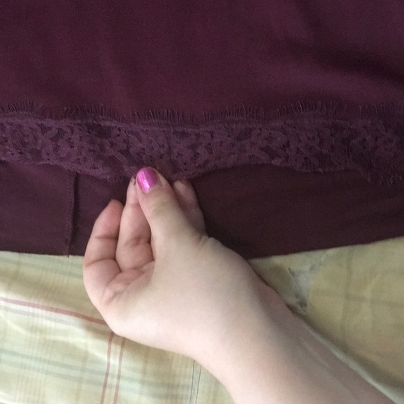 Xhilaration for Target Burgundy Skirt Size L - Picture 3 of 3